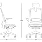 Scaun ergonomic ETHEREA PDH