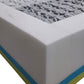 Saltea MICROPOKET 1600 Memory Grafitat cu husa Silver Care 4D H27